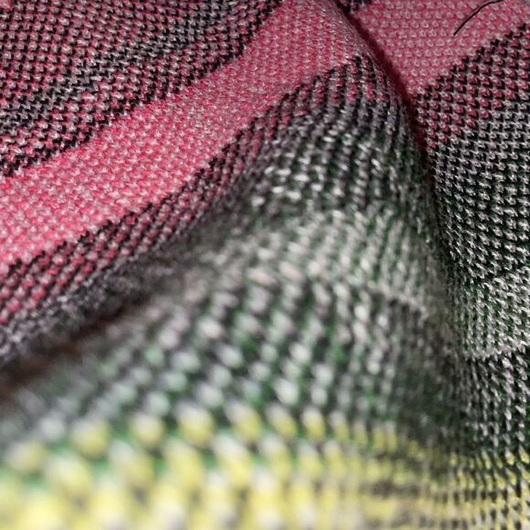 Vintage Mod Chevron Zig Zag Knit Sheath Mini Dress - Picture 10 of 13